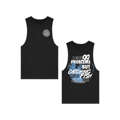 99 PROBLEMS- Muscle Singlet - Black