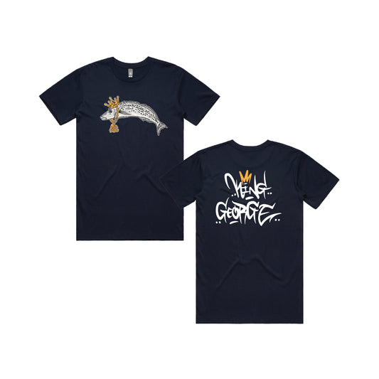 KING GEORGE - T-shirt Navy Blue