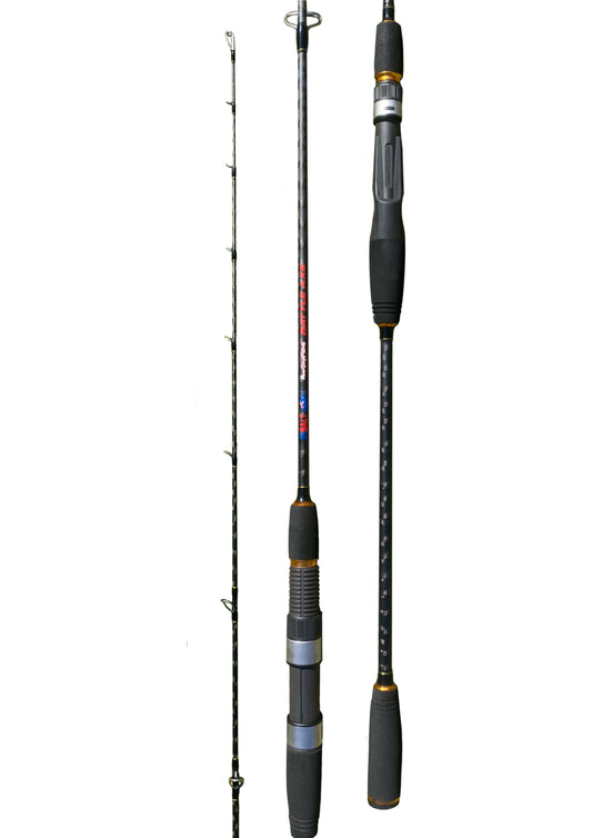 BATTLE AXE - overhead spiral wrap jigging rod